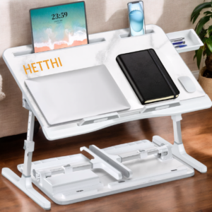 HETTHI Adjustable Laptop Bed Desk Table Tray