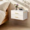 HETTHI Cube Storage Organizer, White Stackable Bookshelf, Modular Cubby Storage System, Cubby Organizer Wooden Display Shelf for Closet, Living Room, Bedroom, Apartment, Dorm
